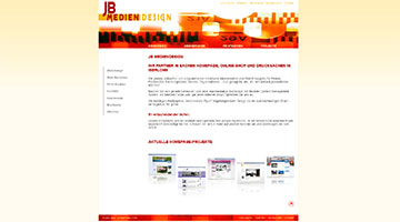 JB Mediendesign Website